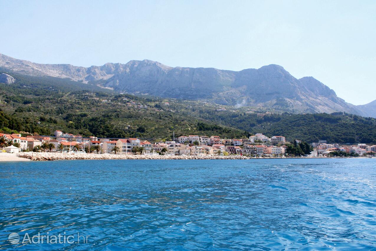 Podgora dans la côte Makarska (Srednja Dalmacija)