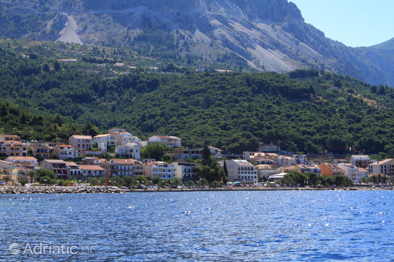 Podgora dans la côte Makarska (Srednja Dalmacija)