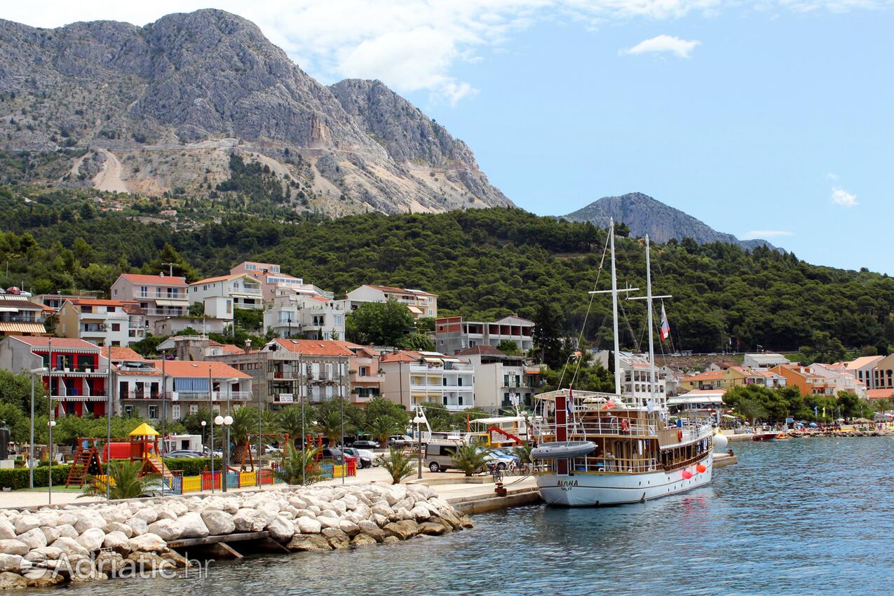 Podgora dans la côte Makarska (Srednja Dalmacija)