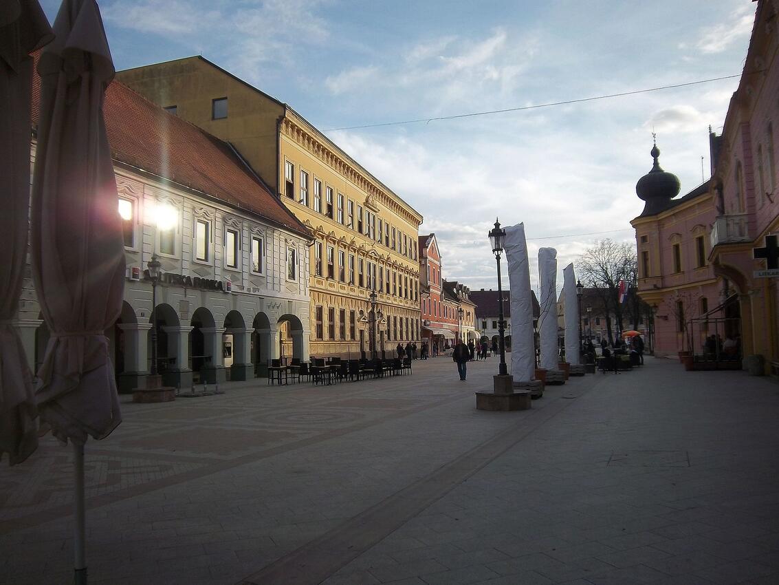 Vinkovci na riwierze Slavonija (Kontinentalna Hrvatska)