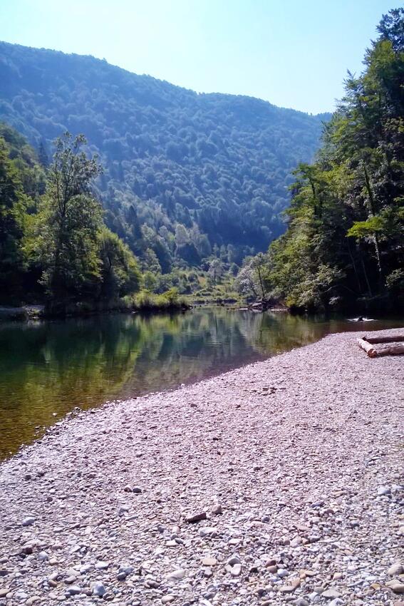 Brod Moravice na riwierze Gorski kotar (Lika i Gorski kotar)