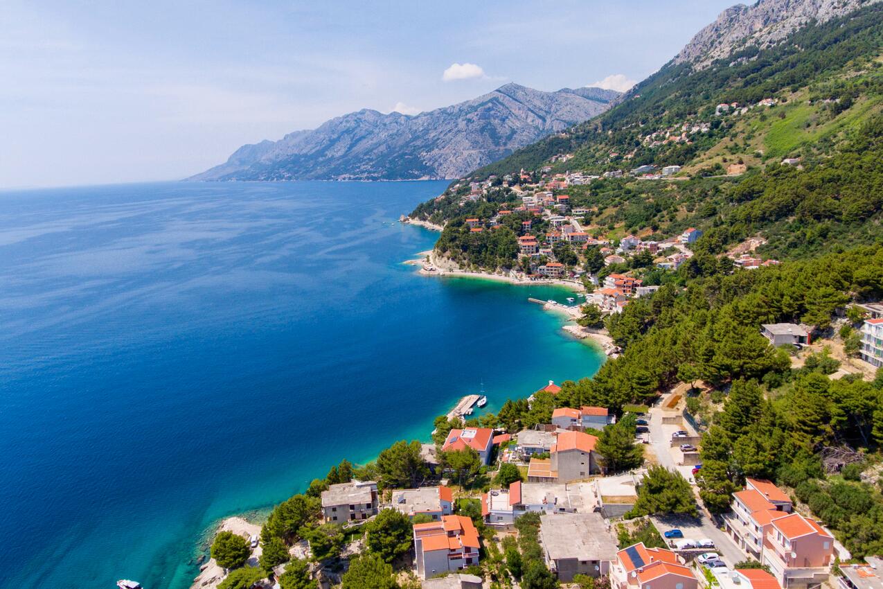 Brela na riviére Makarska (Srednja Dalmacija)