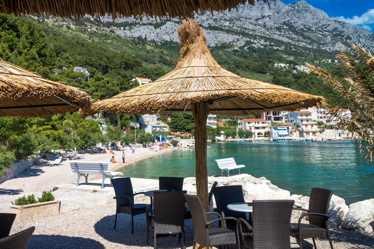 Brela na riviére Makarska (Srednja Dalmacija)