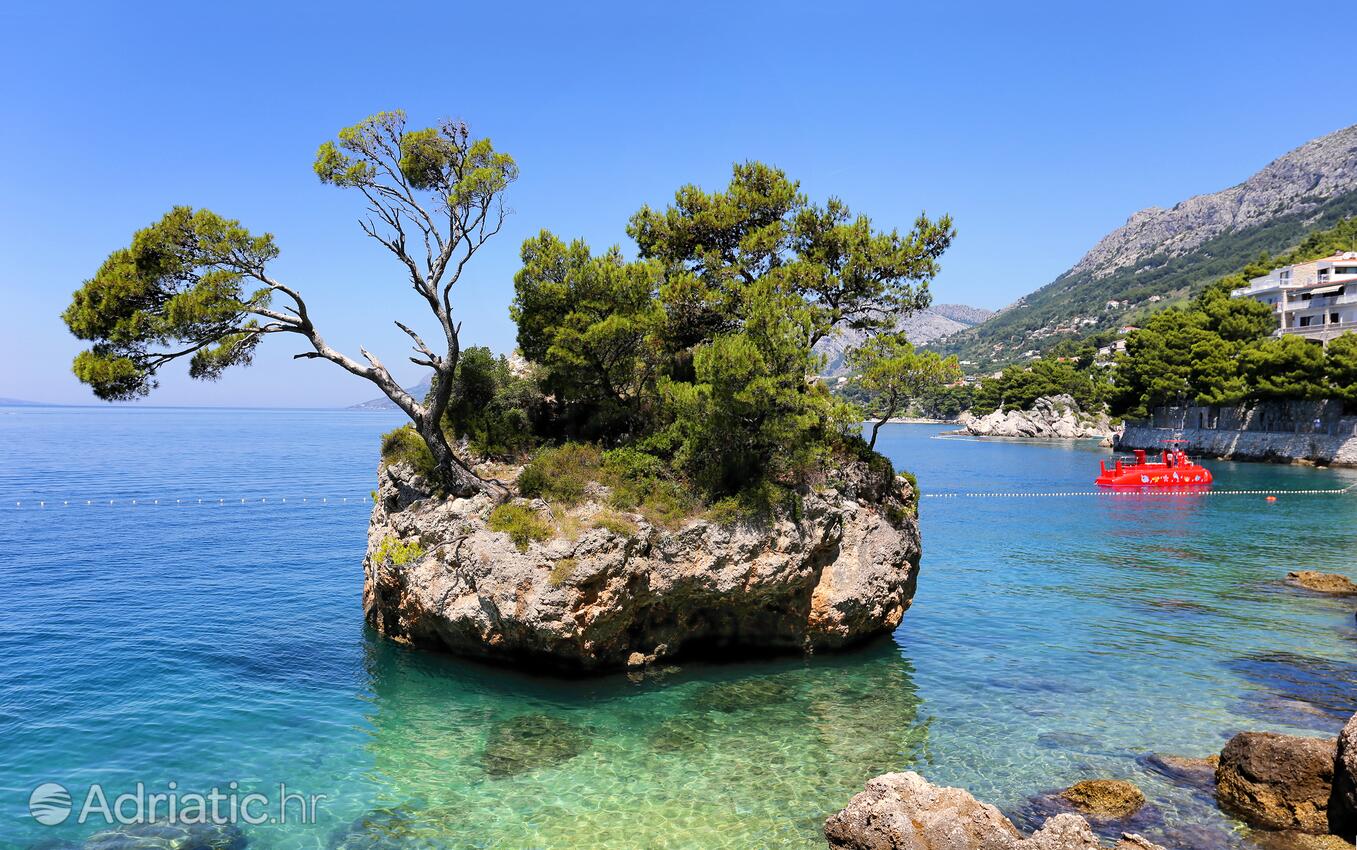 Brela na riviére Makarska (Srednja Dalmacija)