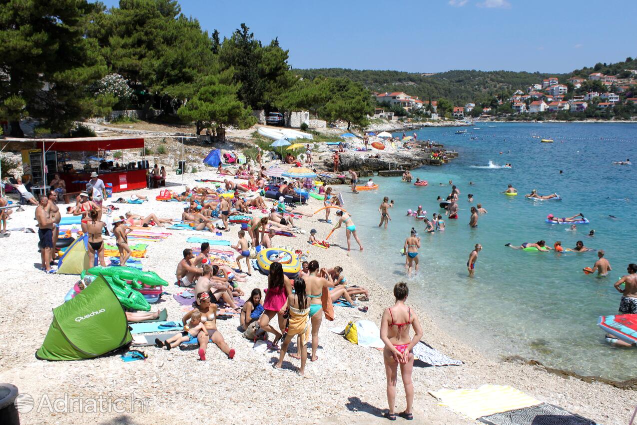 Nearby beaches - Family friendly apartments with a swimming pool Bušinci, Čiovo