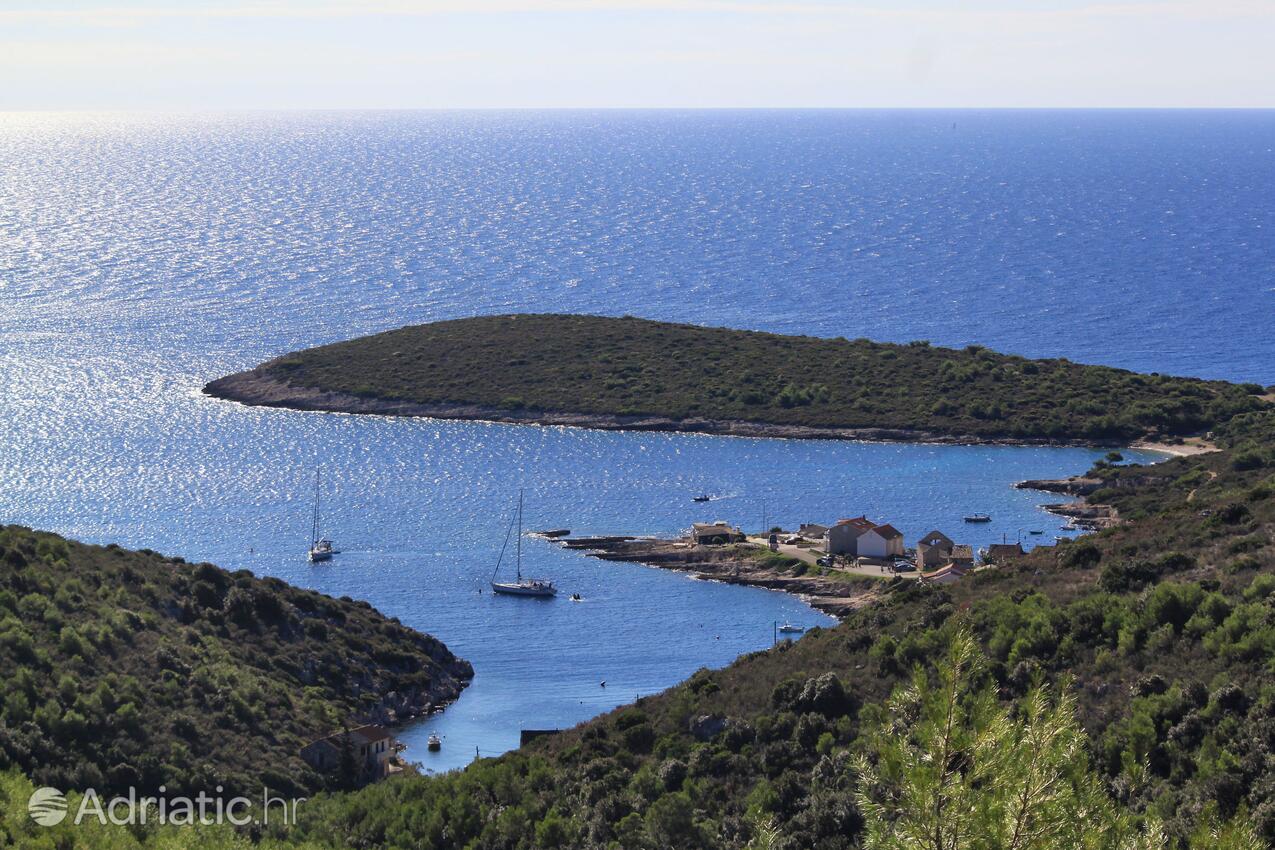 Rukavac op de route Vis (Srednja Dalmacija)