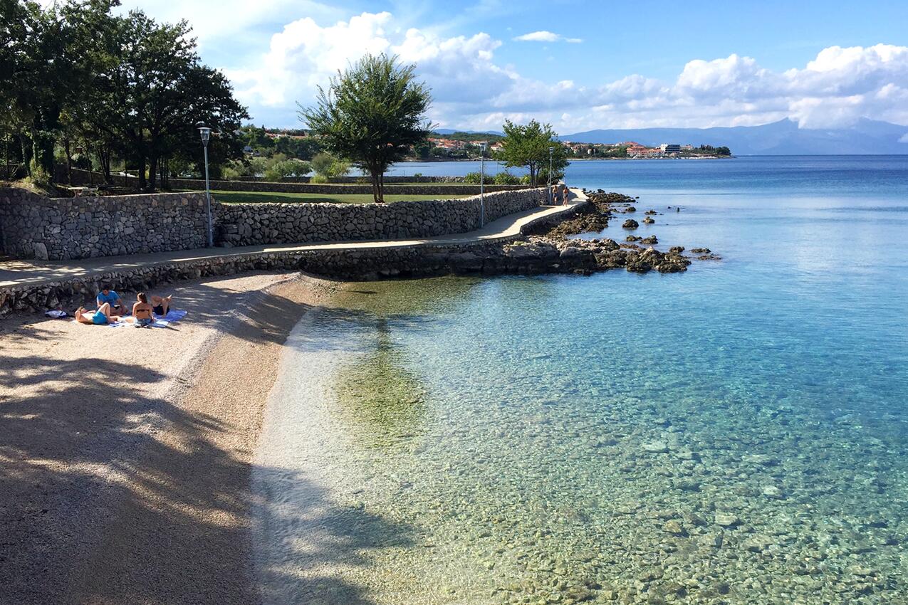 Nearby beaches - Apartments by the sea Vantačići, Krk