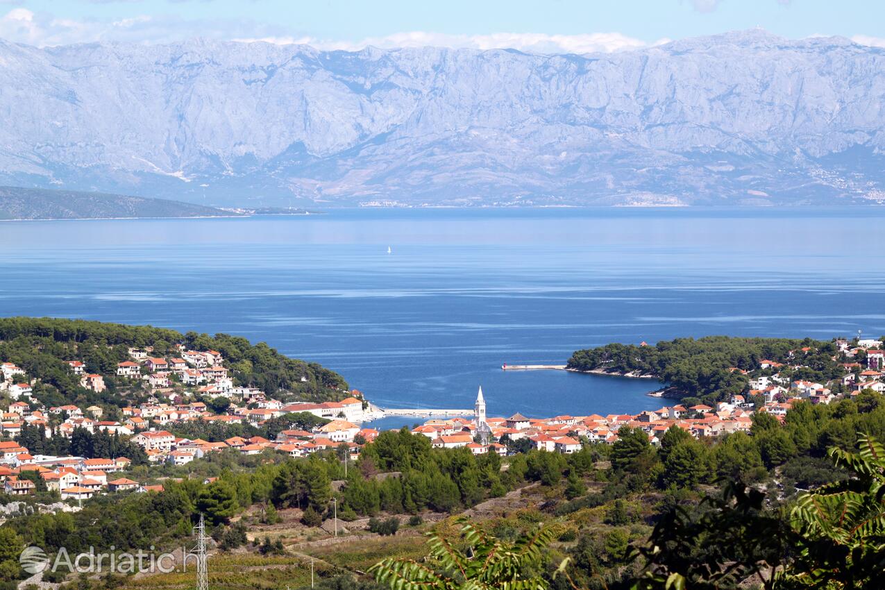 Jelsa на острове Hvar (Srednja Dalmacija)