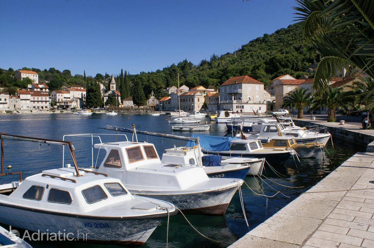 Račišće pe insula Korčula (Južna Dalmacija)