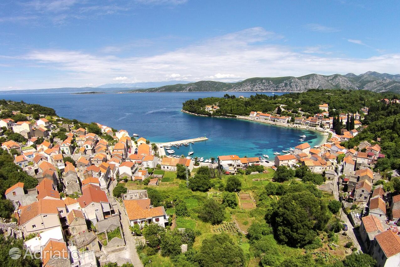 Račišće på otoku Korčula (Južna Dalmacija)