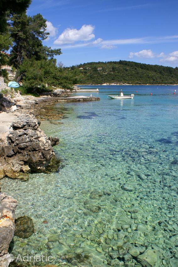 Lumbarda op de route Korčula (Južna Dalmacija)