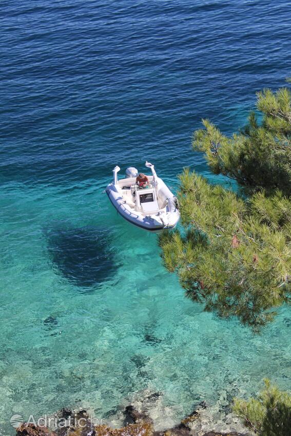 Lumbarda op de route Korčula (Južna Dalmacija)