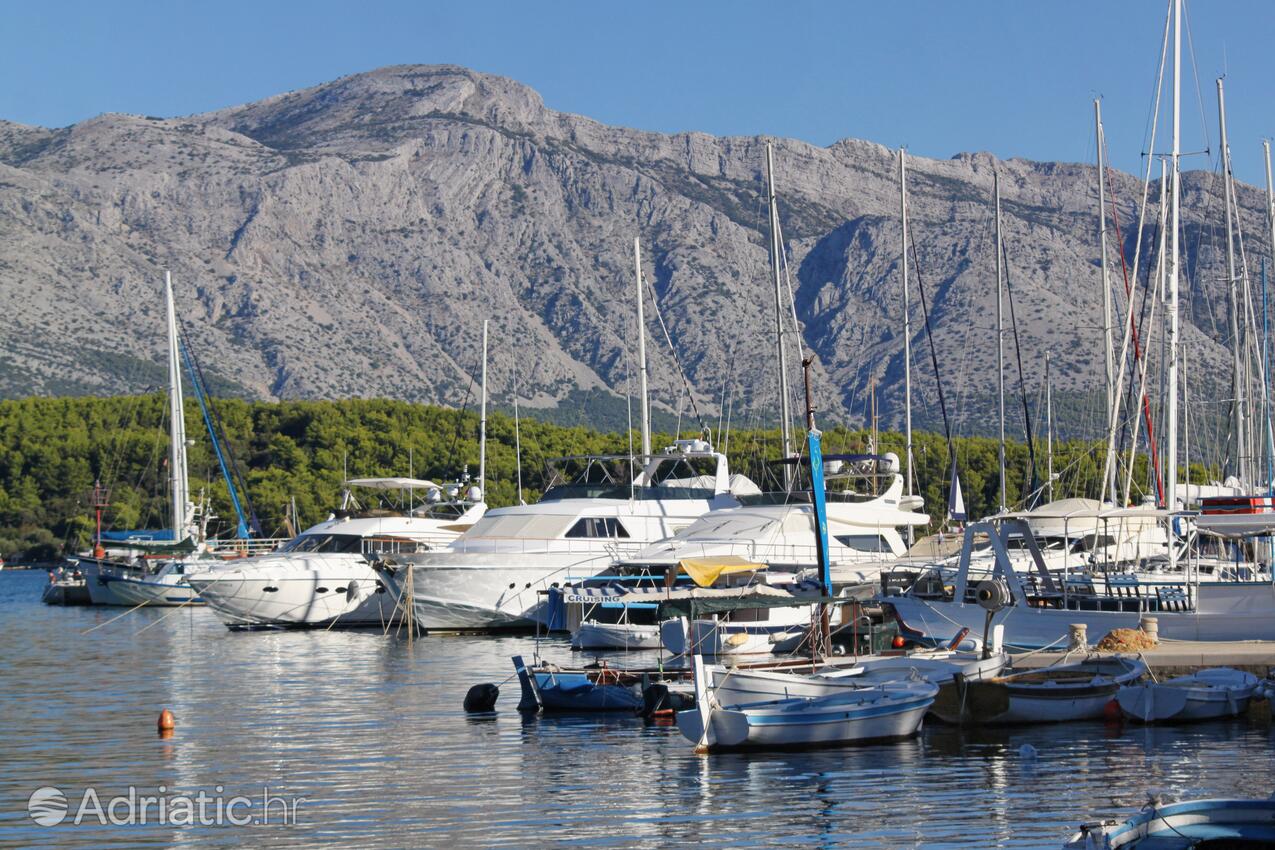 Lumbarda op de route Korčula (Južna Dalmacija)