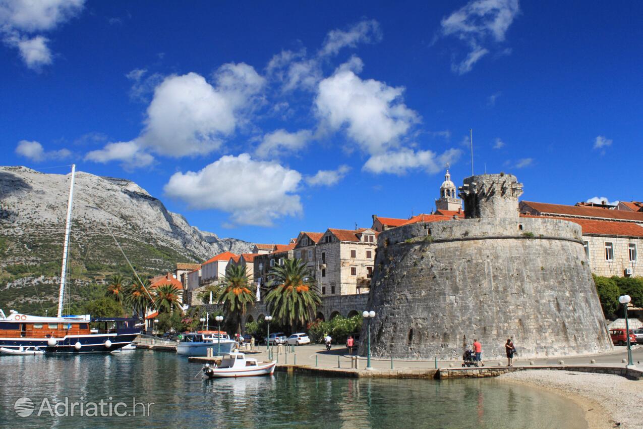 Korčula på otoku Korčula (Južna Dalmacija)