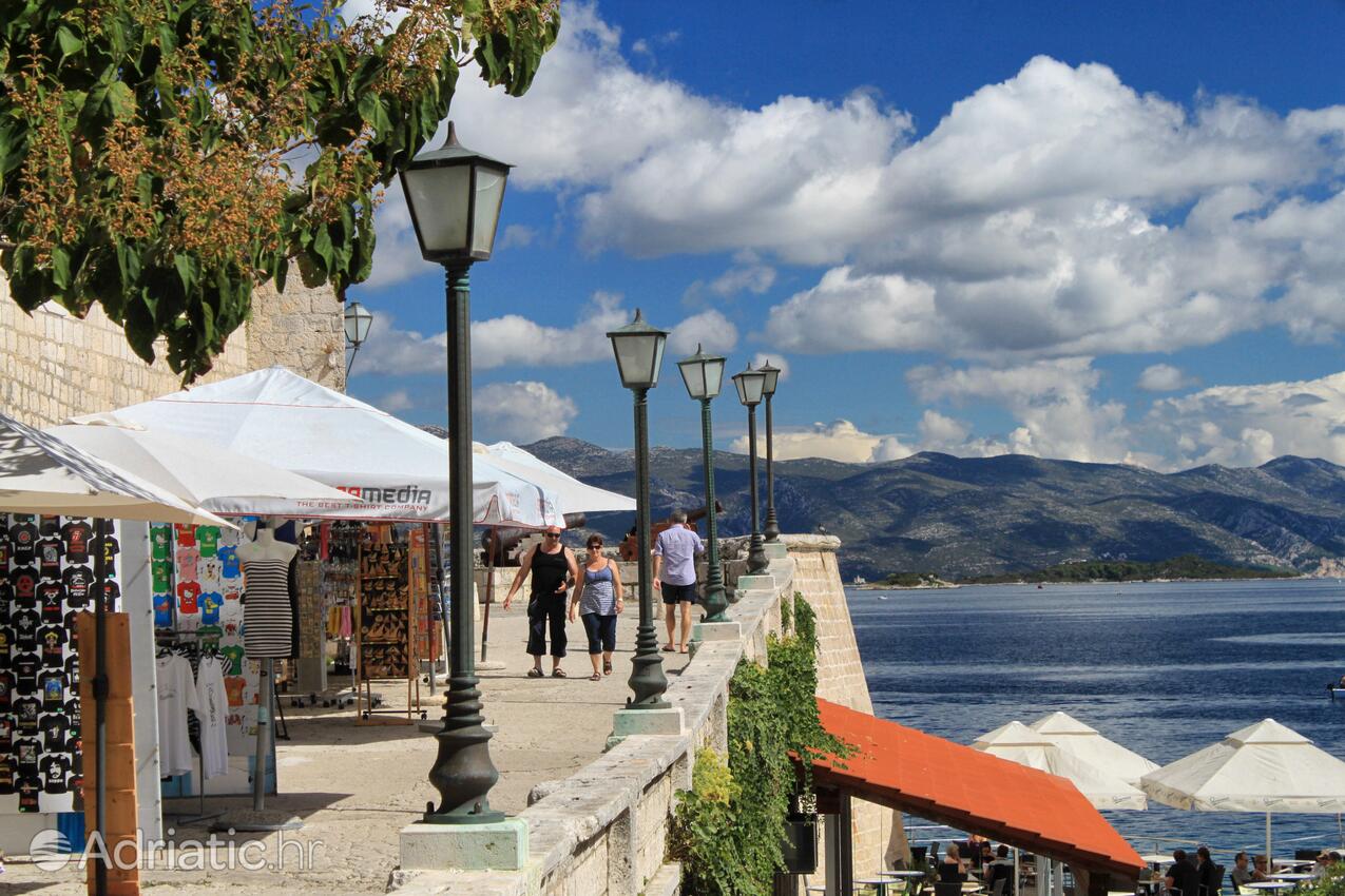 Korčula på otoku Korčula (Južna Dalmacija)