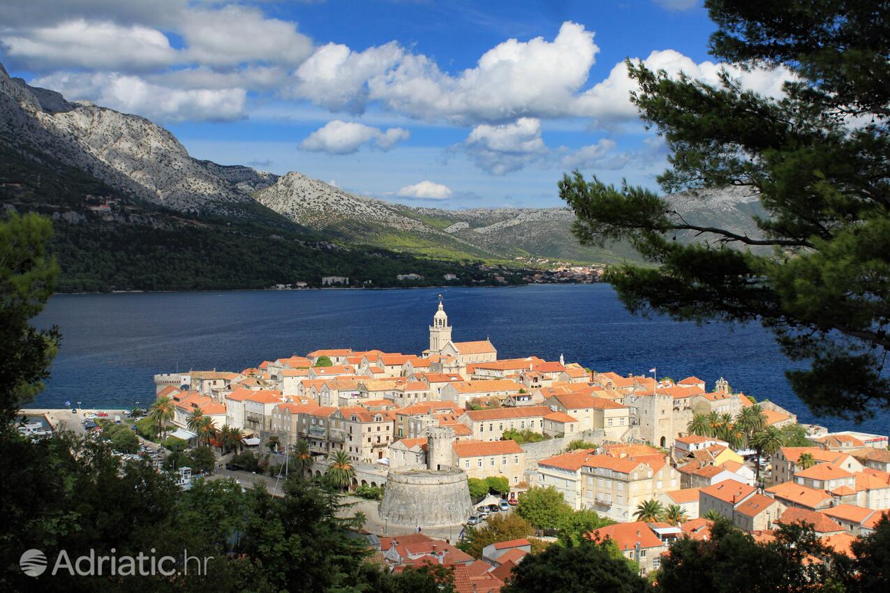 Korčula på otoku Korčula (Južna Dalmacija)