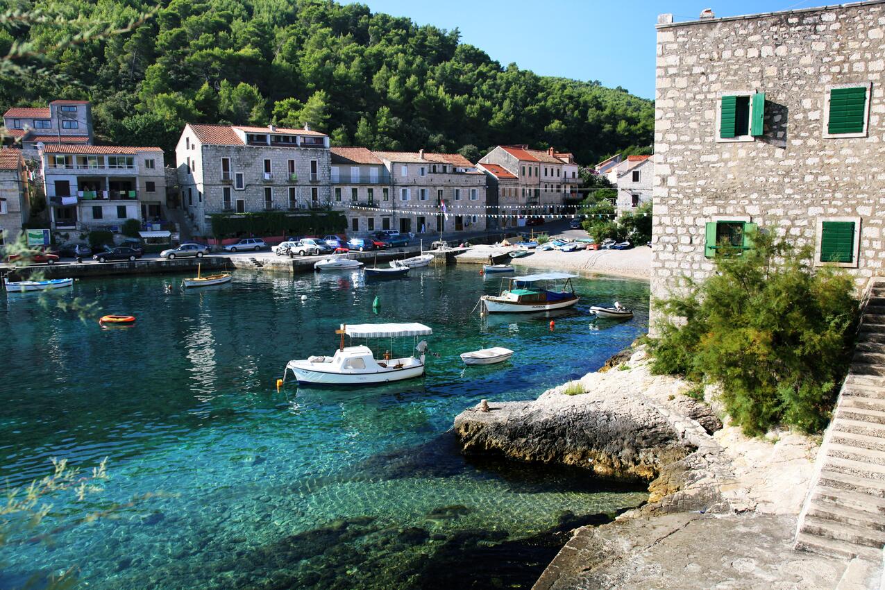 Prigradica на острове Korčula (Južna Dalmacija)