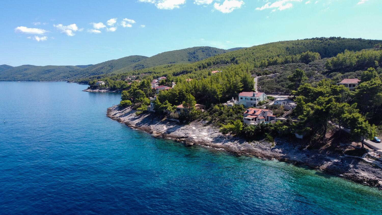 Prigradica на острове Korčula (Južna Dalmacija)