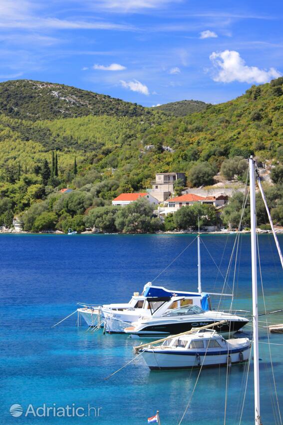 Žrnovska Banja op de route Korčula (Južna Dalmacija)