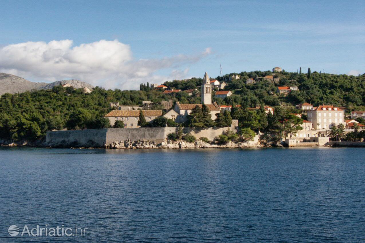 Lopud på otoku Elafiti (Južna Dalmacija)