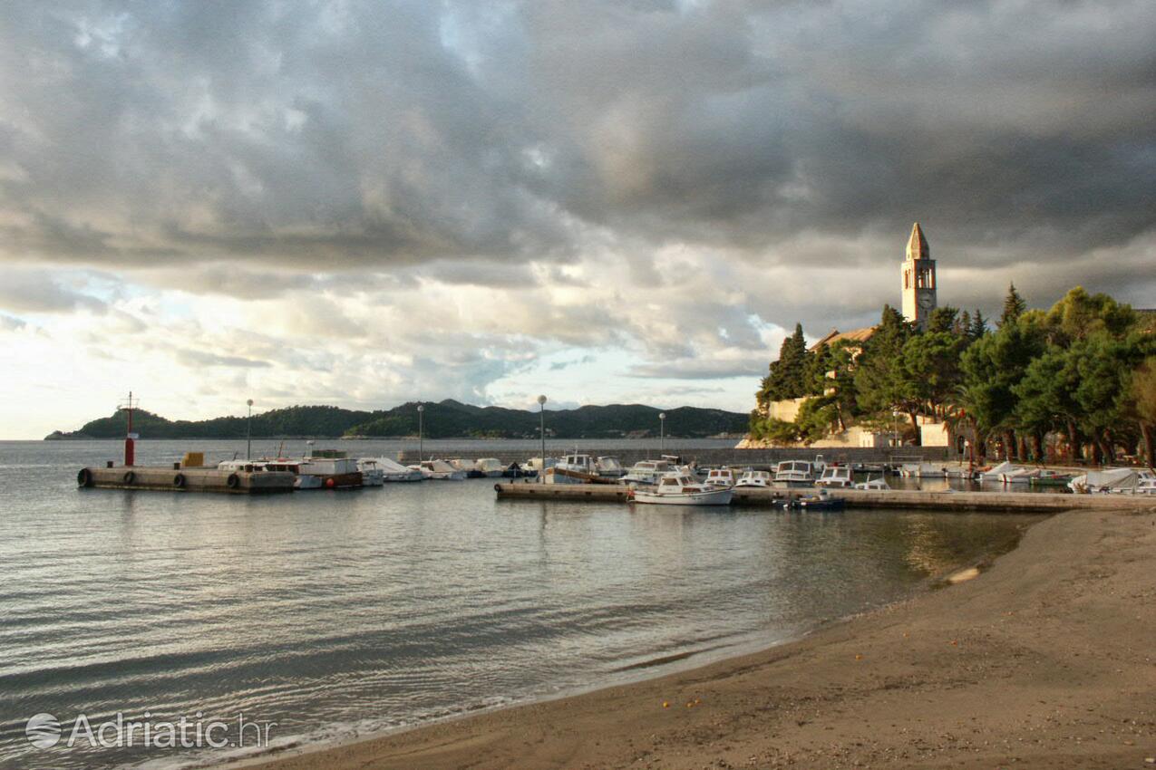 Lopud på otoku Elafiti (Južna Dalmacija)