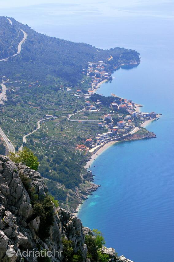 Drašnice pe riviera Makarska (Srednja Dalmacija)