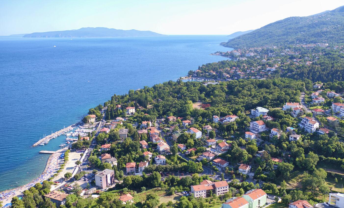 Ičići dans la côte Opatija (Kvarner)