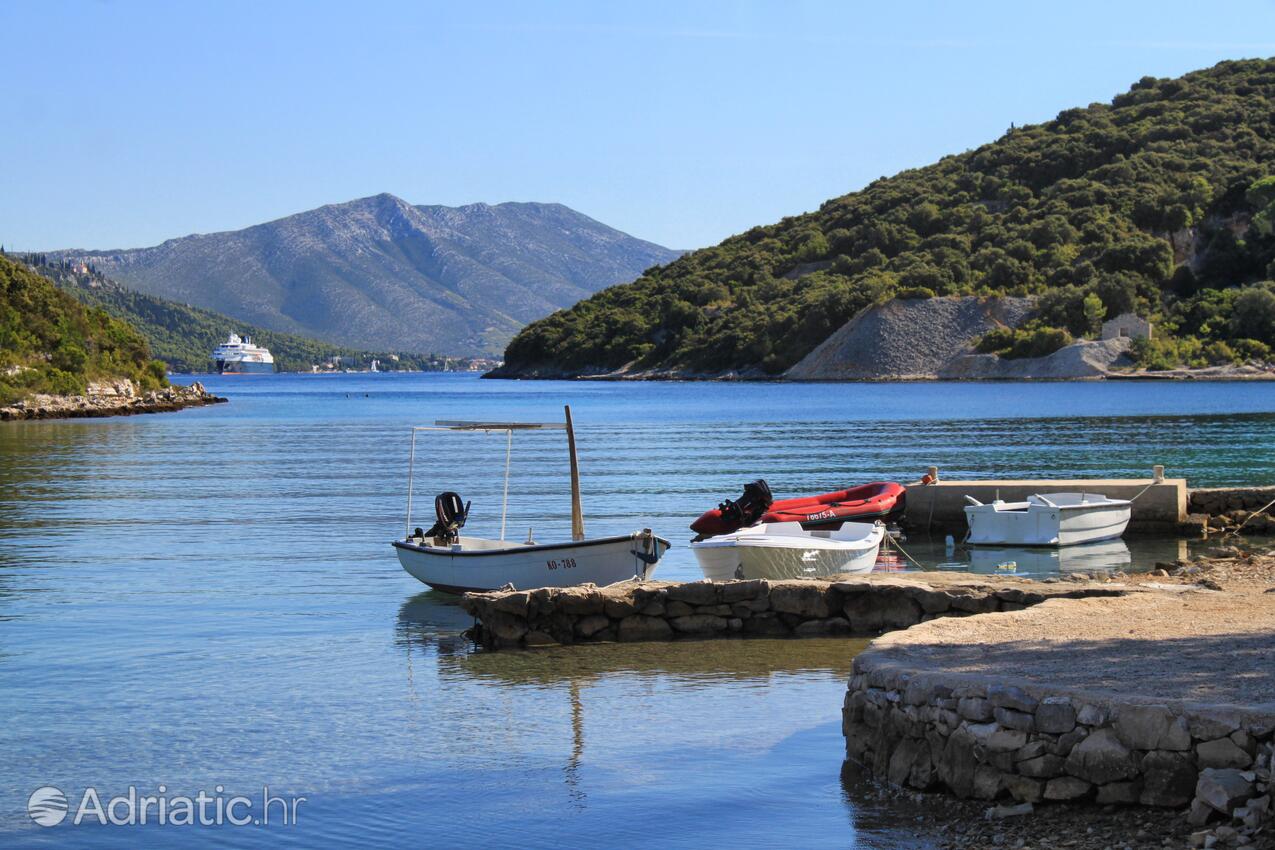 Vrbovica på otoku Korčula (Južna Dalmacija)