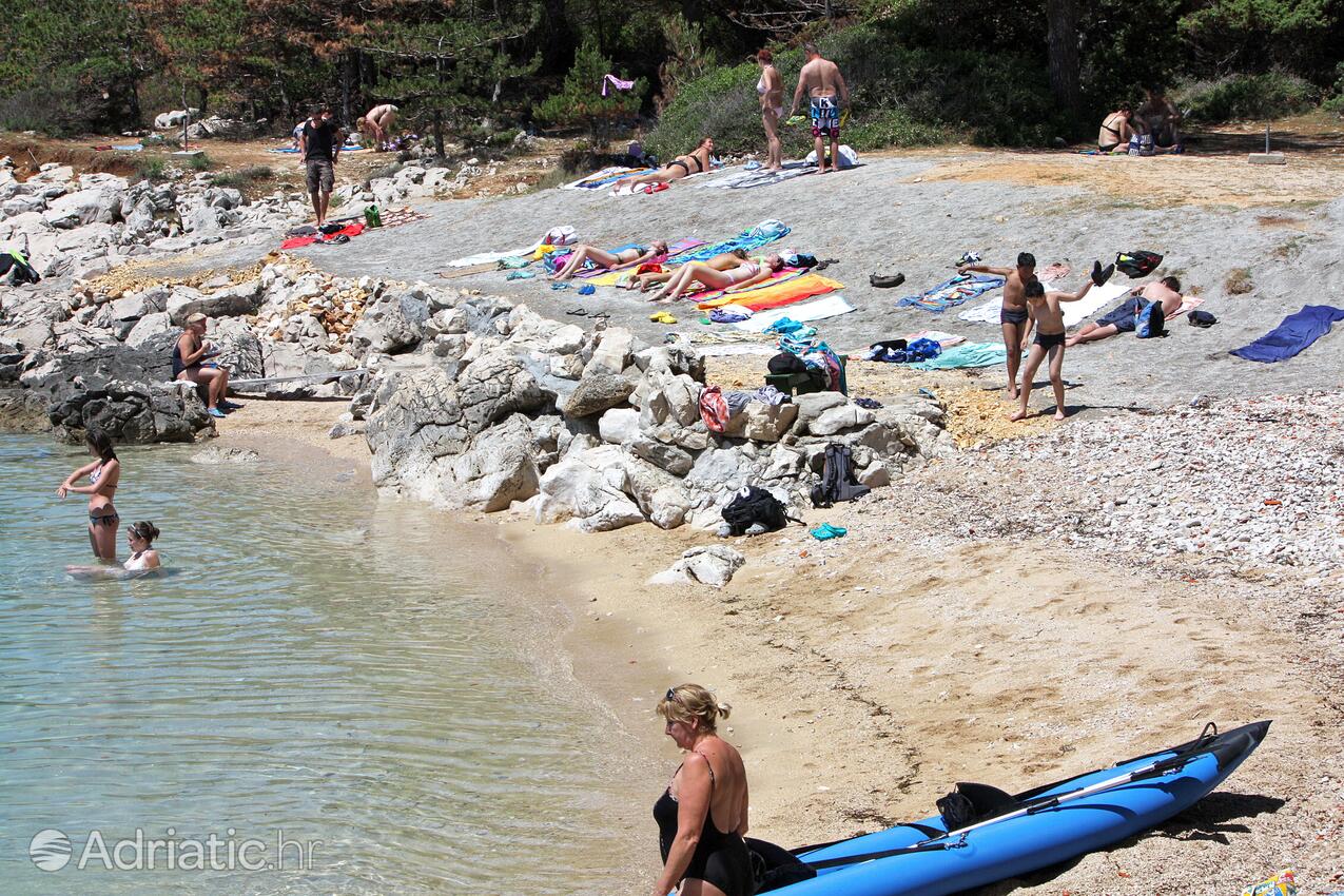 Nearby beaches - Apartments with a parking space Suha Punta, Rab