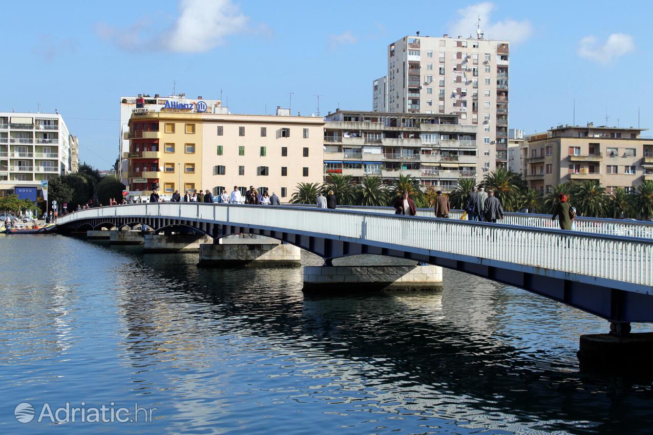 Zadar na riviére Zadar (Sjeverna Dalmacija)