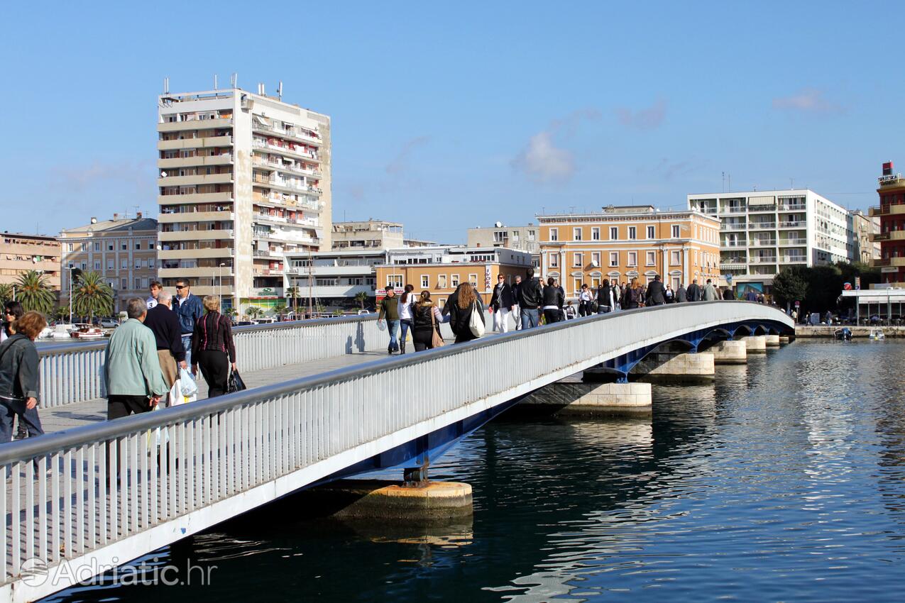 Zadar na riviére Zadar (Sjeverna Dalmacija)