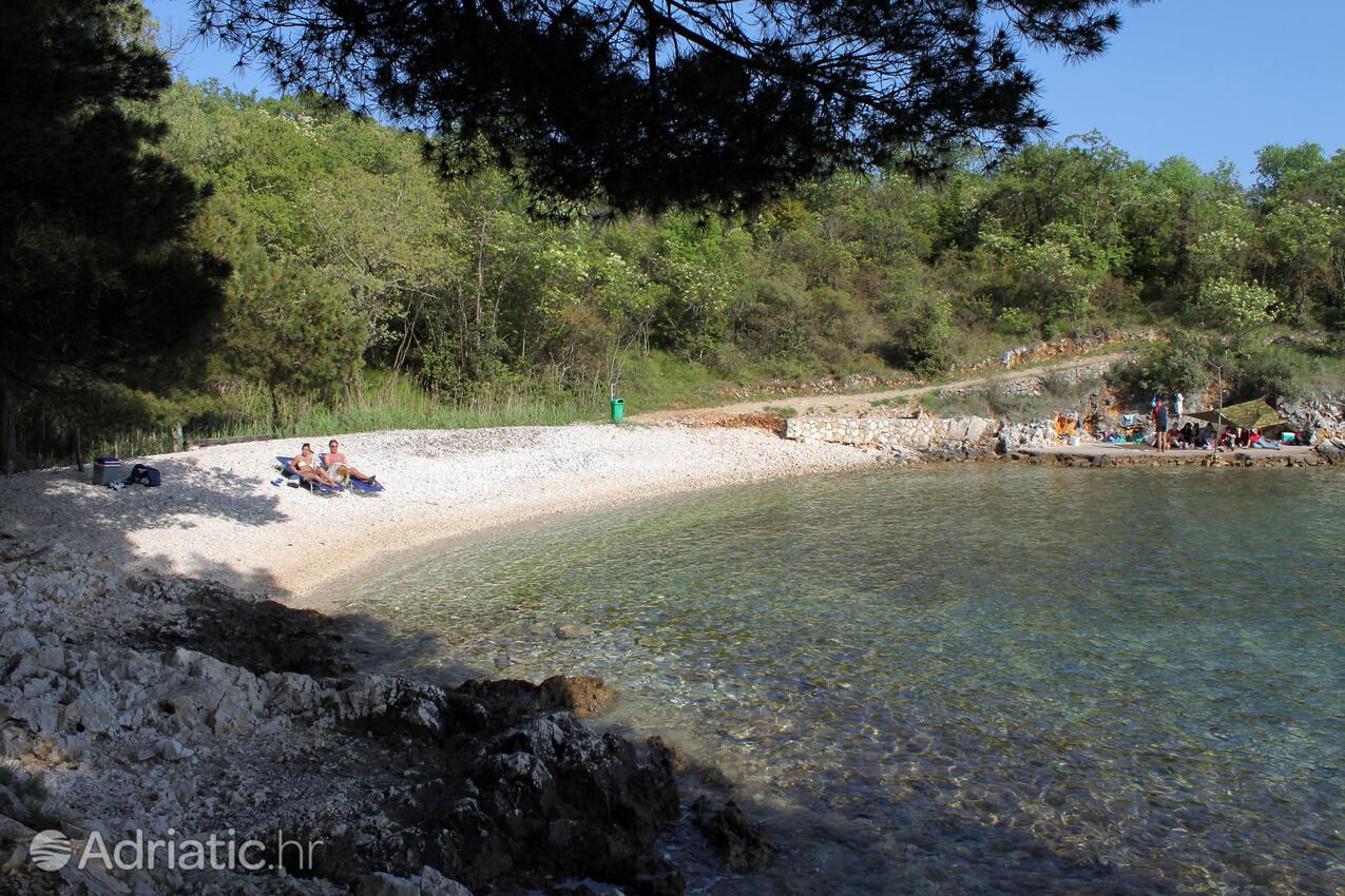 Plaže v bližini - Apartmaji s parkingom Pinezići, Krk