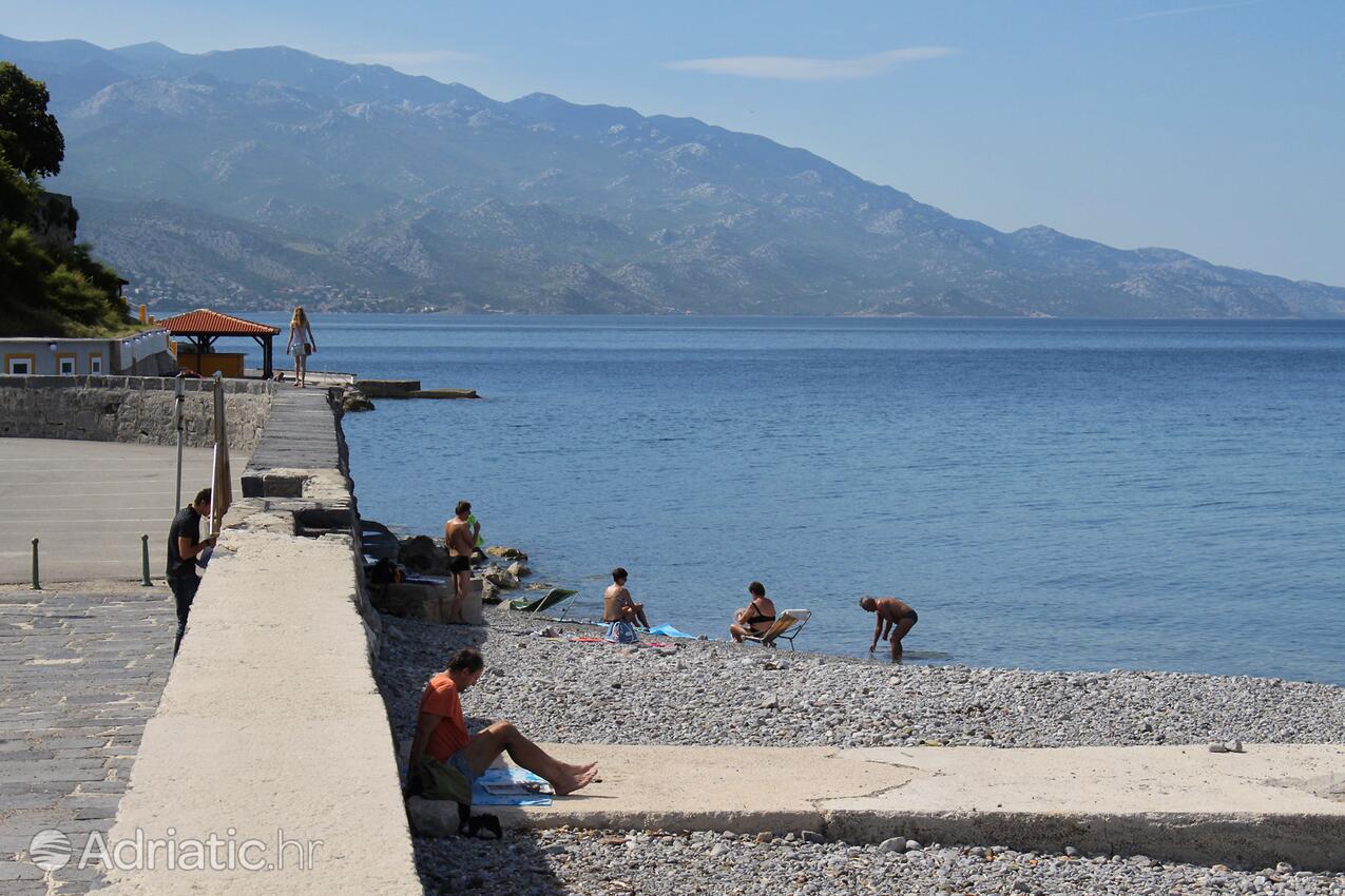 Közeli strandok - Apartmanok parkolóhellyel Senj