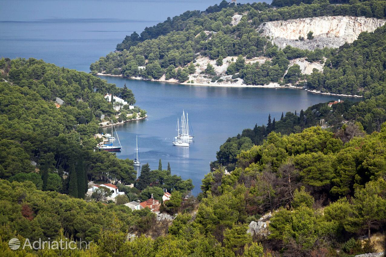 Bobovišća na Moru på otoku Brač (Srednja Dalmacija)