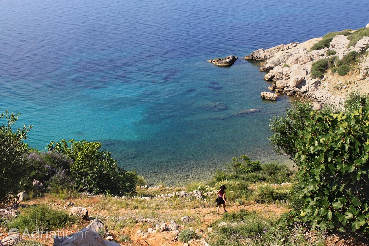 Stara Baška na otoku Krk (Kvarner)