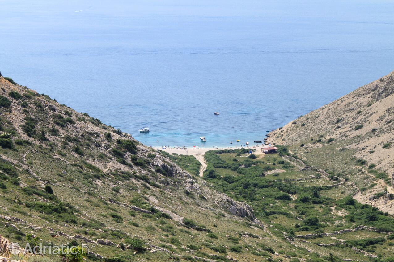 Stara Baška na otoku Krk (Kvarner)