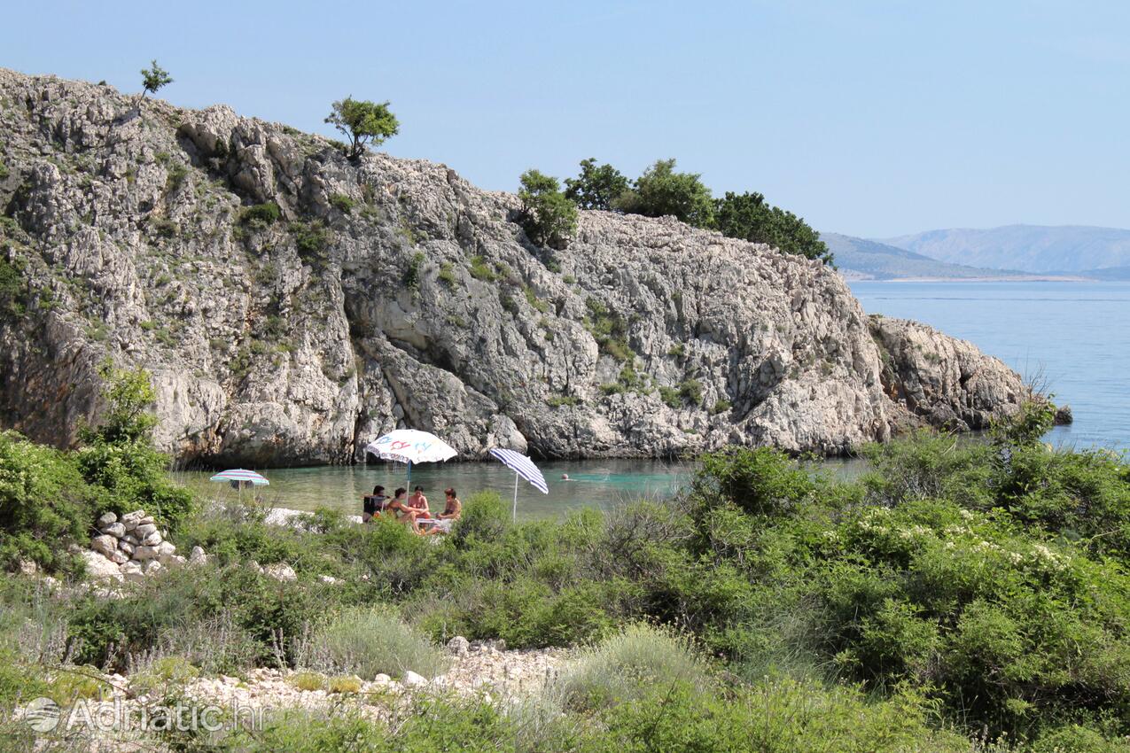 Stara Baška na otoku Krk (Kvarner)