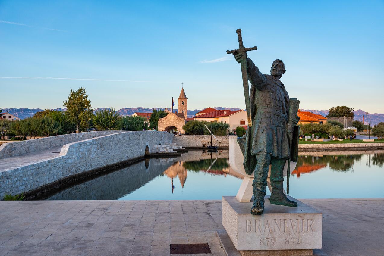 Nin pe riviera Zadar (Sjeverna Dalmacija)