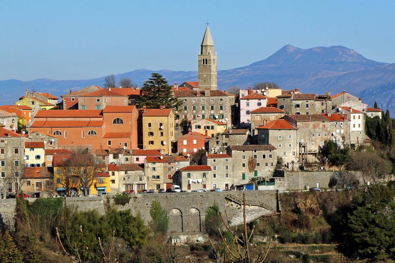 Labin dans la côte Labin (Istra)