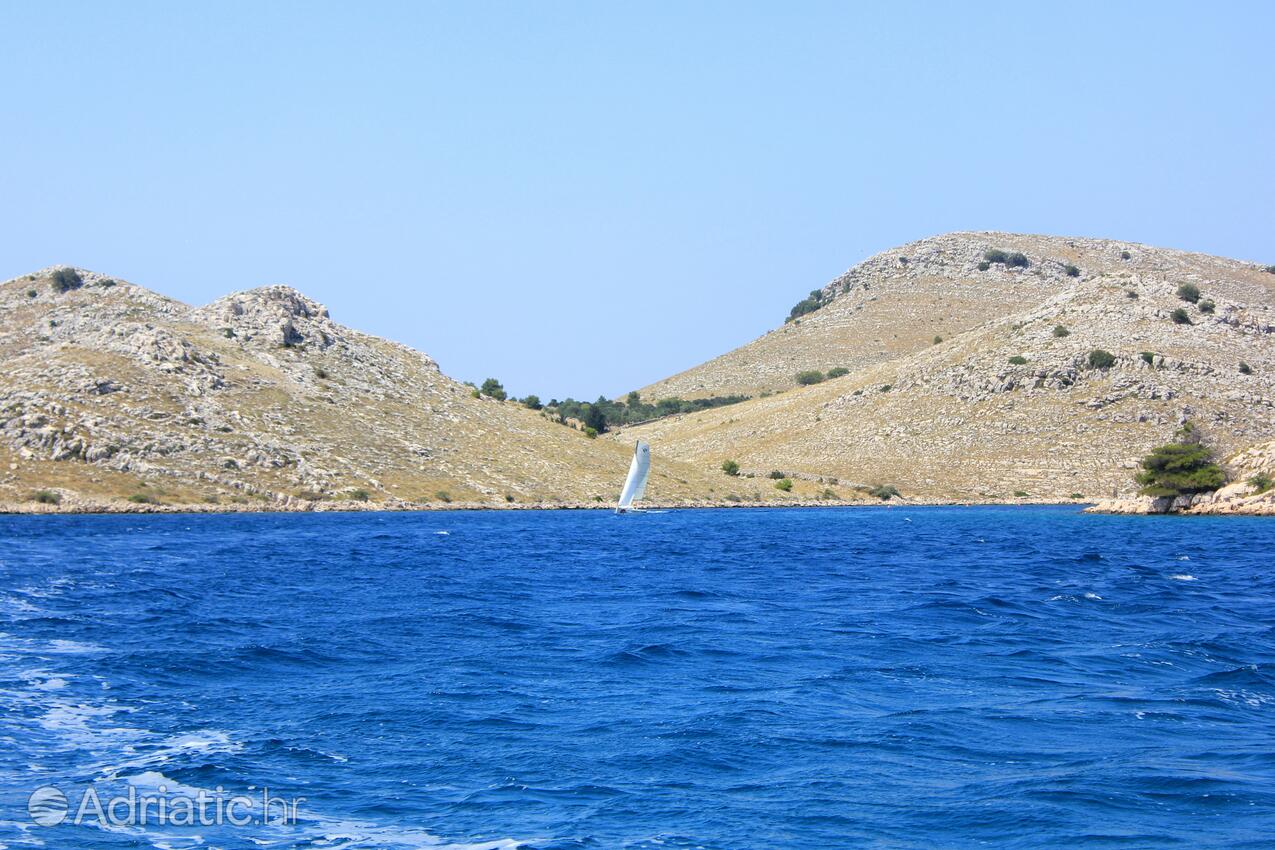 Suha Punta op de route Kornati (Sjeverna Dalmacija)