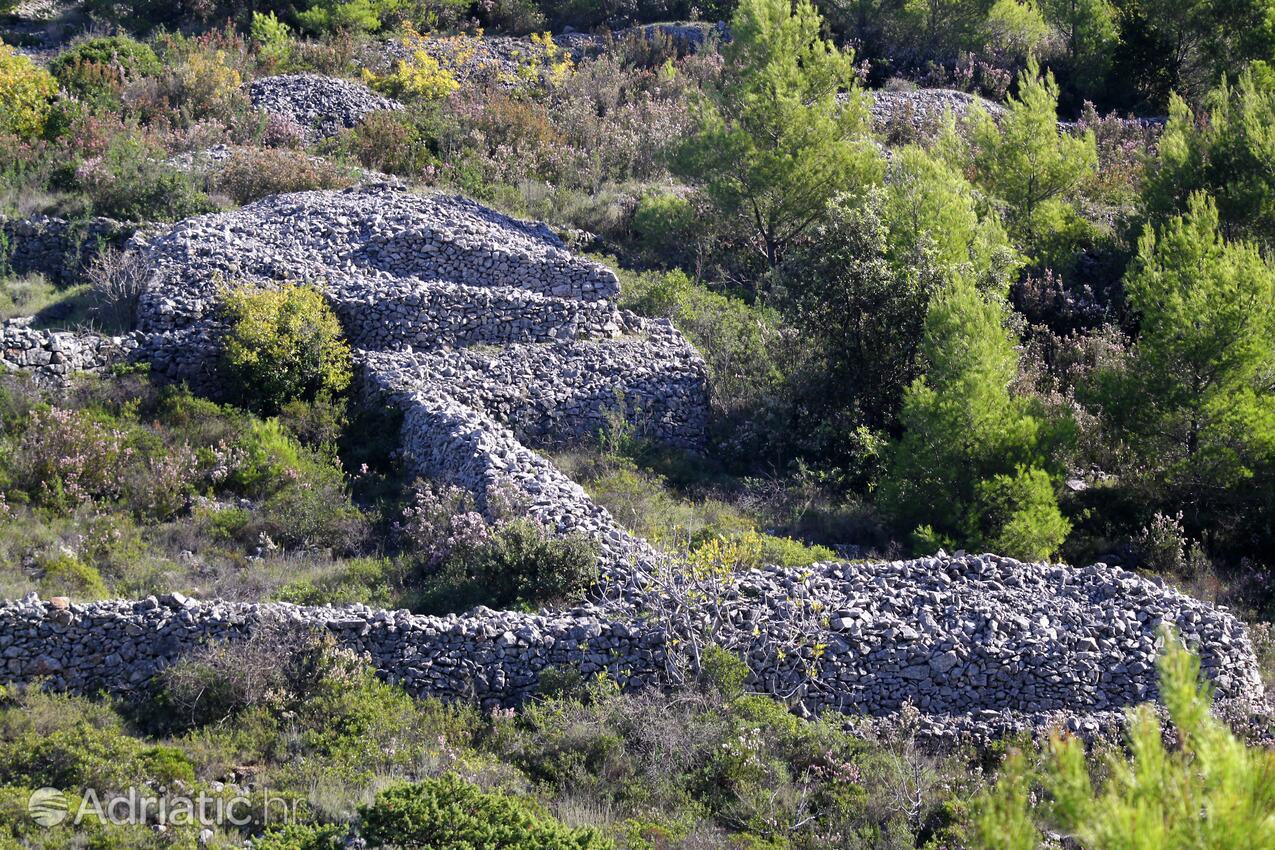 Duboka en la isla Vis (Srednja Dalmacija)