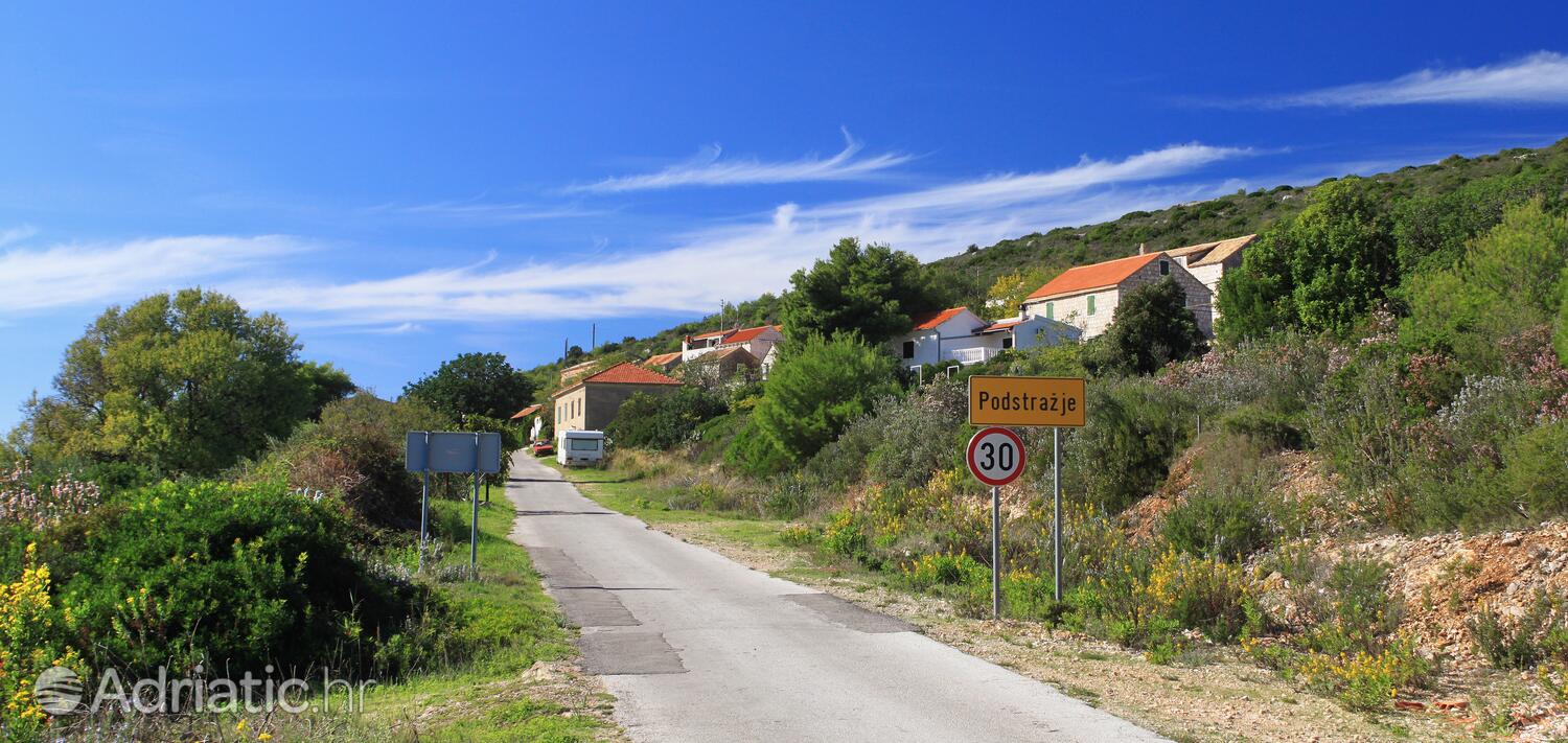 Podstražje op de route Vis (Srednja Dalmacija)