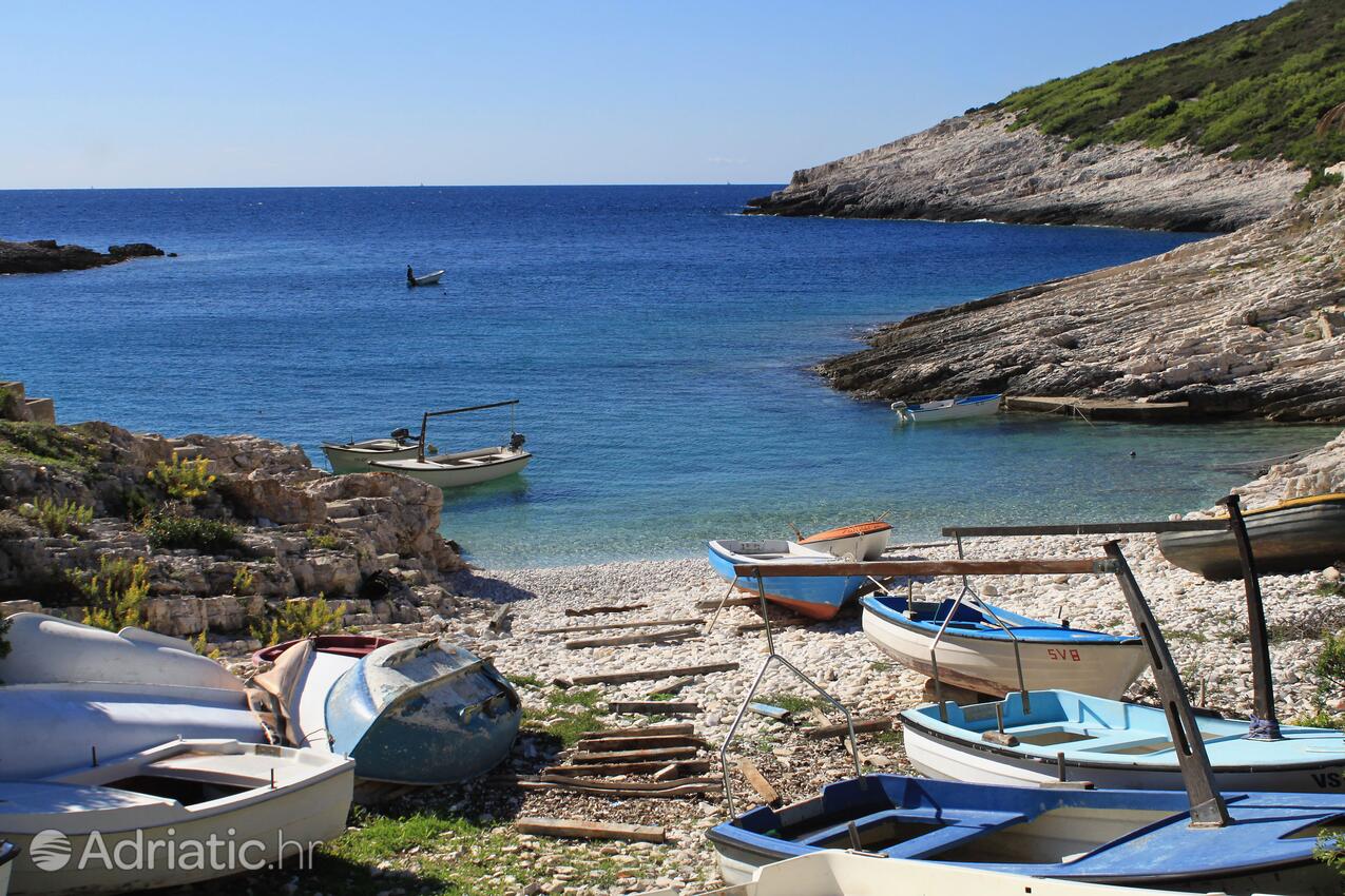 Mala Travna sull'isola Vis (Srednja Dalmacija)