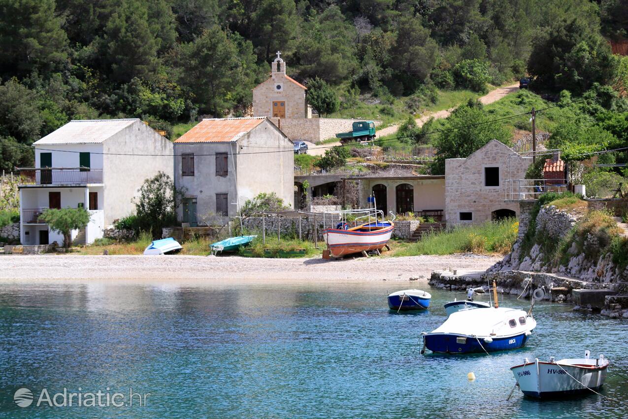 Stiniva (Brusje) на острове Hvar (Srednja Dalmacija)