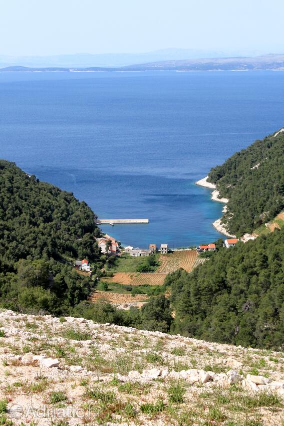 Stiniva (Brusje) Hvar szigeten (Srednja Dalmacija)