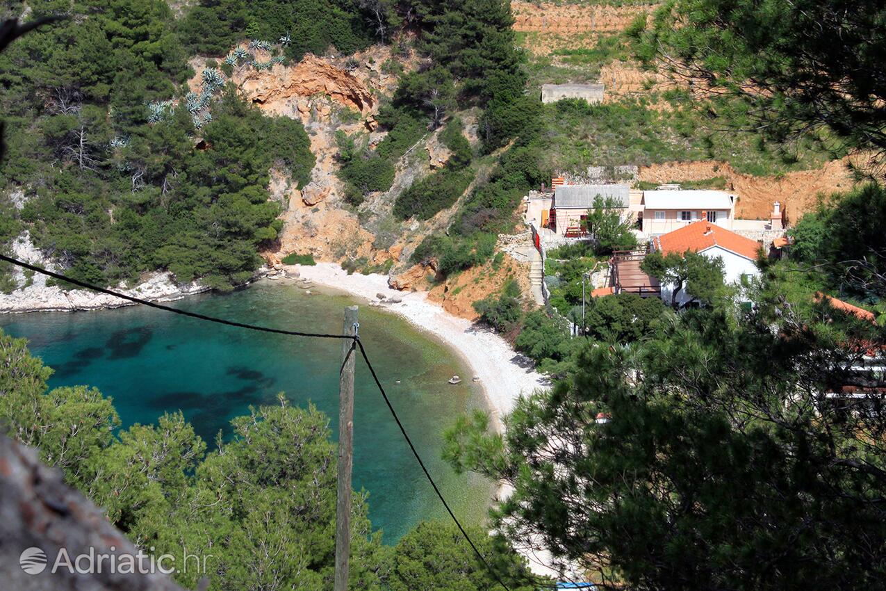 Stiniva (Brusje) Hvar szigeten (Srednja Dalmacija)