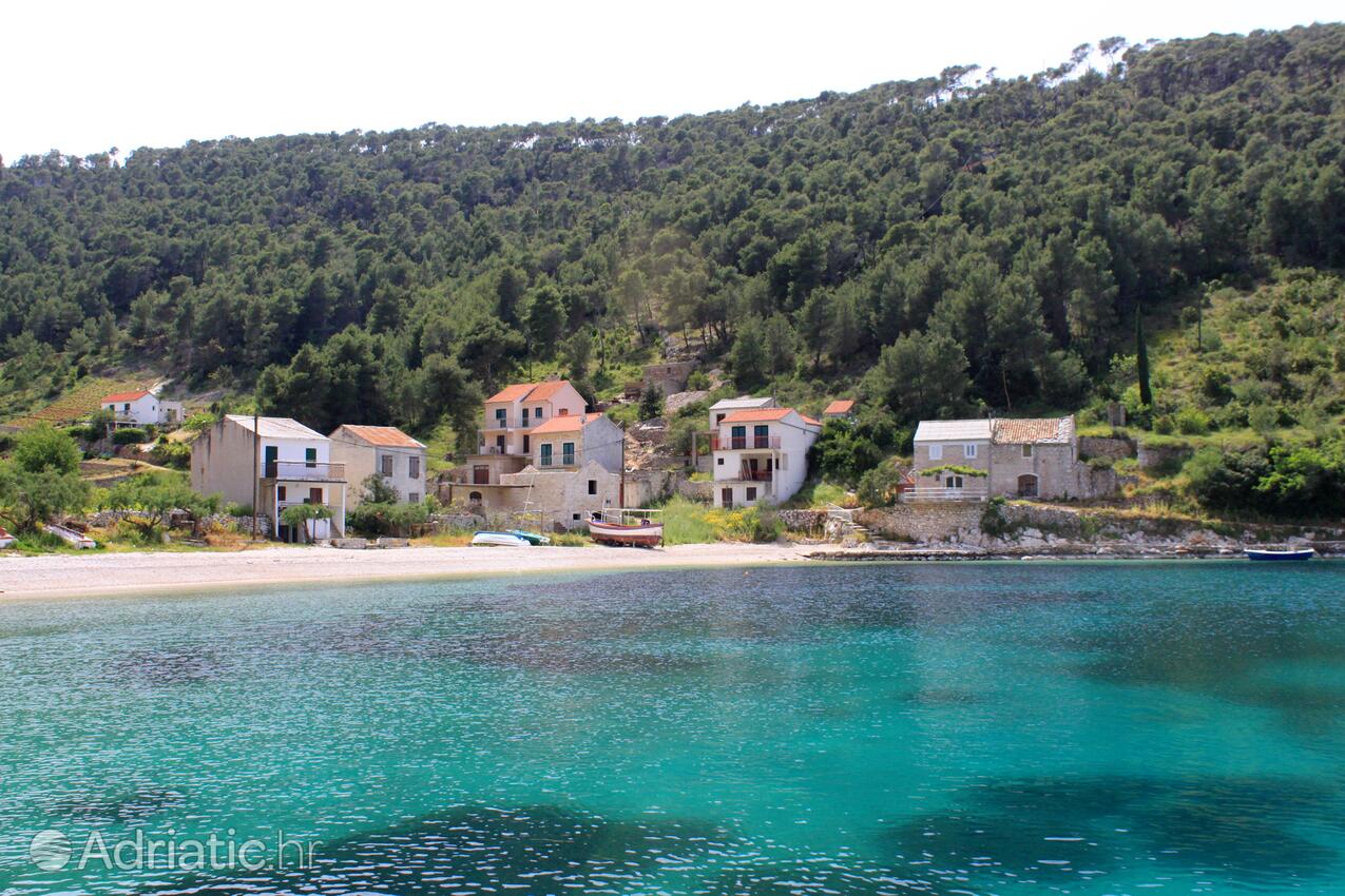 Stiniva (Brusje) på otoku Hvar (Srednja Dalmacija)