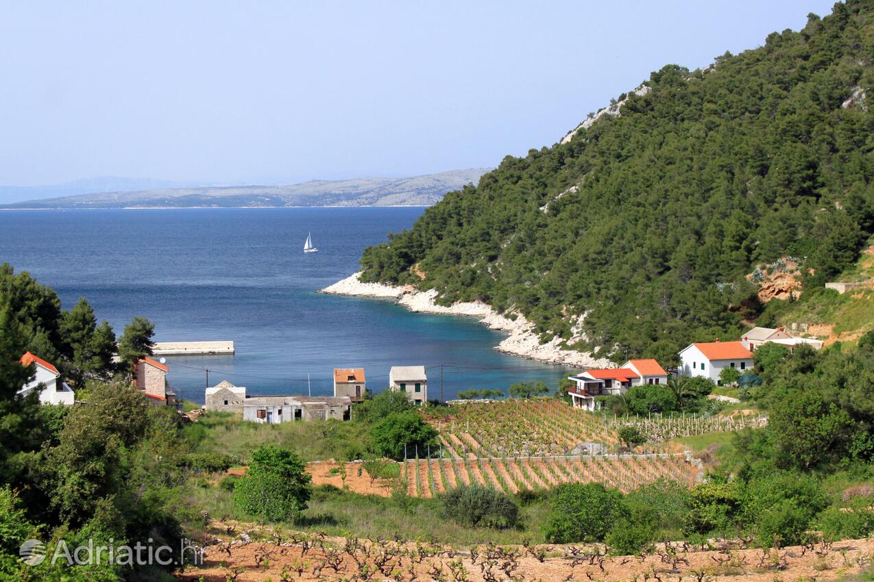 Stiniva (Brusje) på otoku Hvar (Srednja Dalmacija)