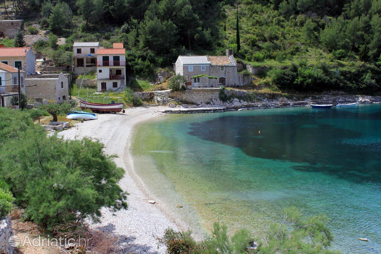 Stiniva (Brusje) на острове Hvar (Srednja Dalmacija)