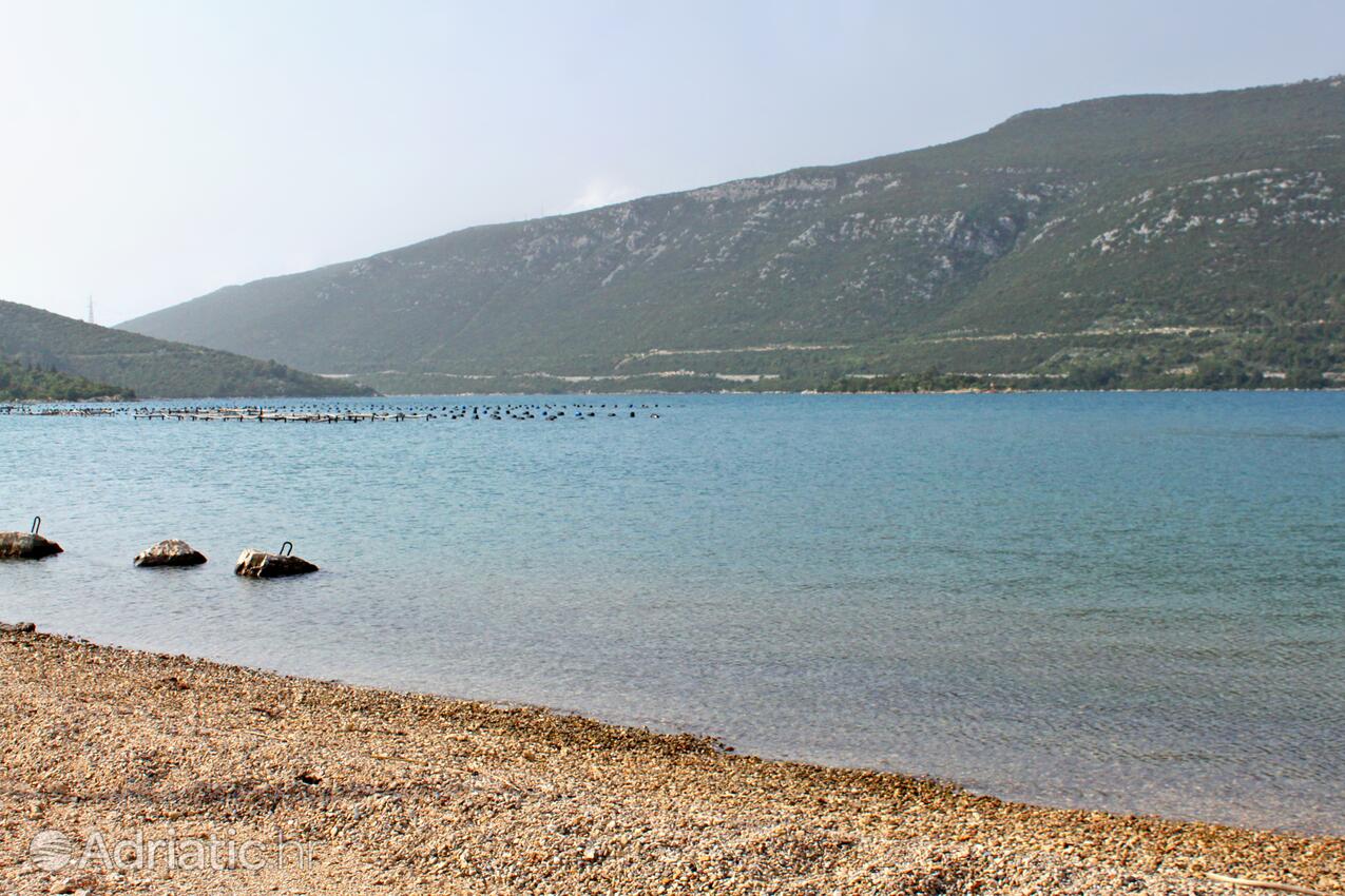 Nearby beaches - Apartments and rooms with parking space Mali Ston, Pelješac